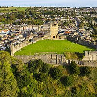 Buy canvas prints of Richmond Castle North Yorkshire by Steve Smith