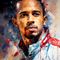 Buy canvas prints of Lewis Hamilton by Steve Smith