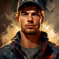 Buy canvas prints of Max Verstappen by Steve Smith