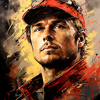 Buy canvas prints of Nico Rosberg by Steve Smith
