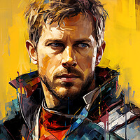 Buy canvas prints of Sebastian Vettel by Steve Smith