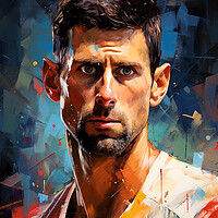 Buy canvas prints of Novak Djokovic by Steve Smith