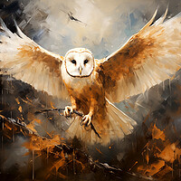 Buy canvas prints of Barn Owl by Steve Smith