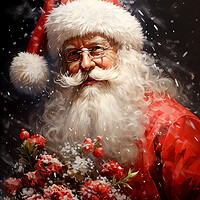 Buy canvas prints of Santa Claus by Steve Smith