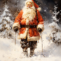 Buy canvas prints of Santa Claus by Steve Smith