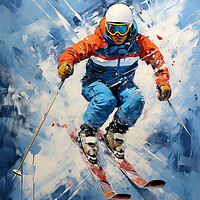 Buy canvas prints of Winter Sports by Steve Smith