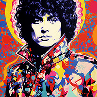 Buy canvas prints of Marc Bolan by Steve Smith