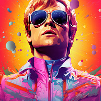 Buy canvas prints of Elton John by Steve Smith