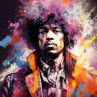 Buy canvas prints of Jimi Hendrix by Steve Smith