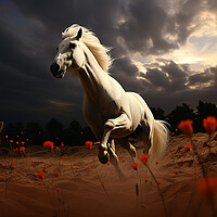 Buy canvas prints of Equine Remembrance by Steve Smith