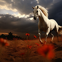 Buy canvas prints of Equine Remembrance by Steve Smith
