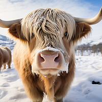 Buy canvas prints of Highland Cows by Steve Smith