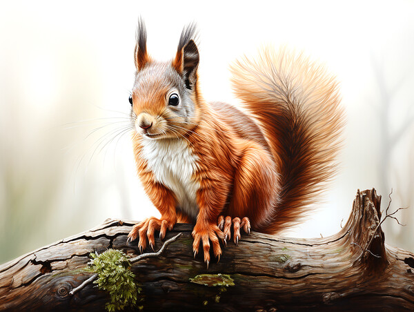 The Red Squirrel Picture Board by Steve Smith