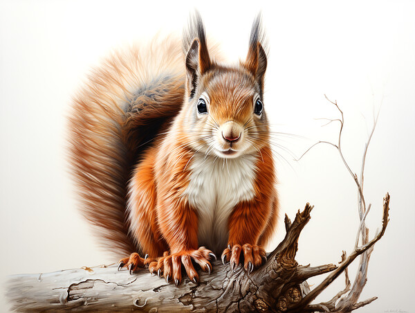 The Red Squirrel Picture Board by Steve Smith