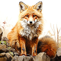 Buy canvas prints of The Fox by Steve Smith