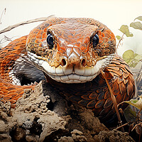 Buy canvas prints of Common Adder by Steve Smith