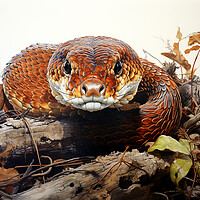 Buy canvas prints of Common Adder by Steve Smith
