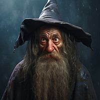 Buy canvas prints of Perplexed Wizard by Steve Smith