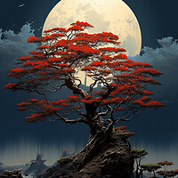 Buy canvas prints of The Big Moon by Steve Smith