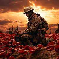 Buy canvas prints of Lest We Forget by Steve Smith