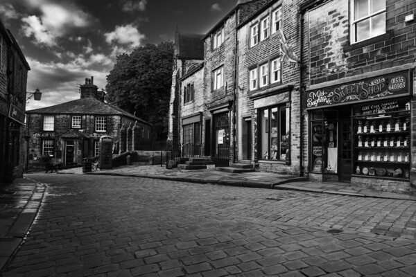 Haworth Main Street Picture Board by Steve Smith