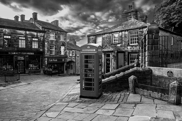 Haworth Main Street Picture Board by Steve Smith