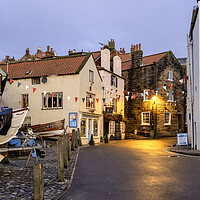 Buy canvas prints of First Light Robin Hoods Bay by Steve Smith