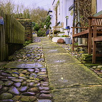 Buy canvas prints of Robin Hoods Bay Cobbles by Steve Smith