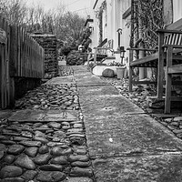 Buy canvas prints of Robin Hoods Bay Cobbles by Steve Smith