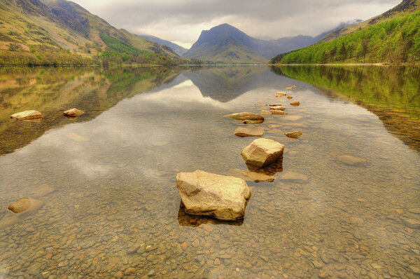 Buttermere and Fleetwith Pike Picture Board by Steve Smith