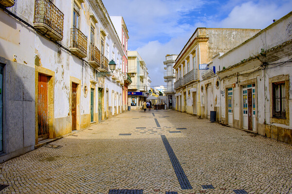 Olhão Old Town Picture Board by Steve Smith
