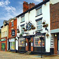 Buy canvas prints of The Market Pub Chesterfield by Steve Smith