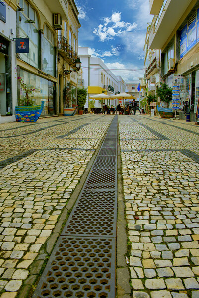 Old Town Olhao Portugal Picture Board by Steve Smith