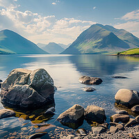 Buy canvas prints of Wastwater Lake District by Steve Smith