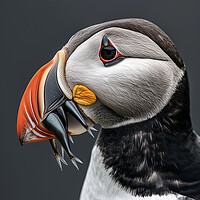 Buy canvas prints of Puffin by Steve Smith