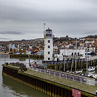 Buy canvas prints of Scarborough Lighthouse by Steve Smith
