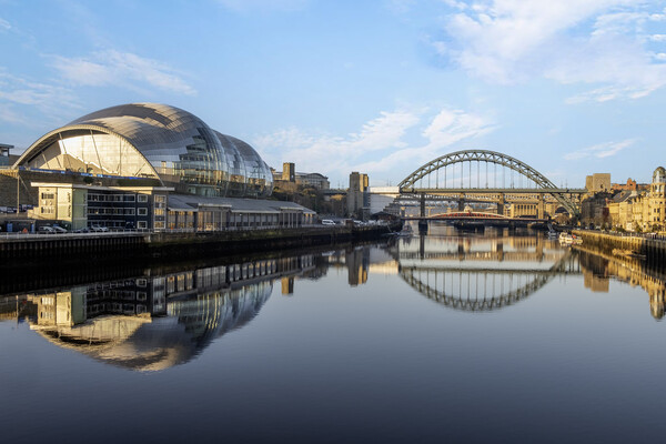 The Sage and Tyne Bridge Picture Board by Steve Smith