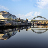 Buy canvas prints of The Sage and Tyne Bridge by Steve Smith