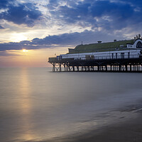 Buy canvas prints of Cleethorpes Pier Sunrise by Steve Smith