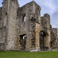 Buy canvas prints of Easby Abbey Richmond by Steve Smith