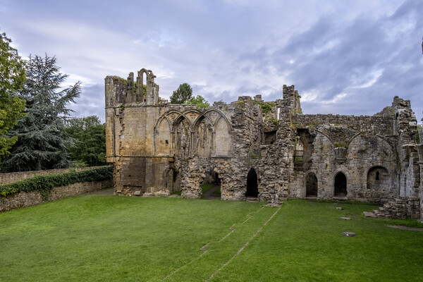 Easby Abbey Richmond Picture Board by Steve Smith