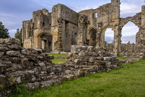 Easby Abbey Richmond Picture Board by Steve Smith