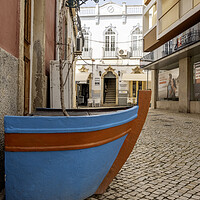 Buy canvas prints of Olhão Old Town by Steve Smith
