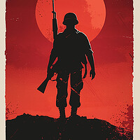 Buy canvas prints of Full Metal Jacket Poster by Steve Smith