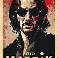 Buy canvas prints of The Matrix Poster by Steve Smith