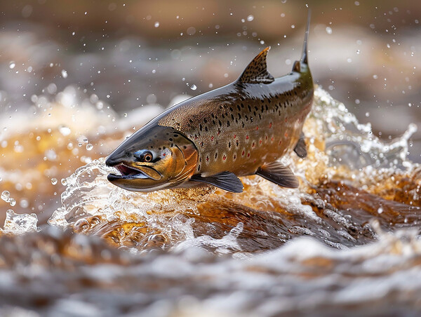 Atlantic Salmon Picture Board by Steve Smith