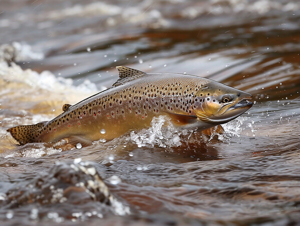 Atlantic Salmon Picture Board by Steve Smith