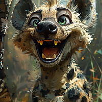 Buy canvas prints of Harry The Hyena by Steve Smith