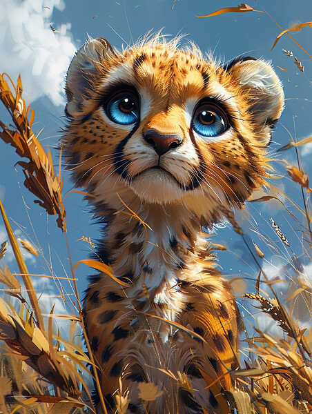 Charlie The Cheetah Picture Board by Steve Smith