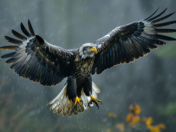 Scottish Sea Eagle Picture Board by Steve Smith
